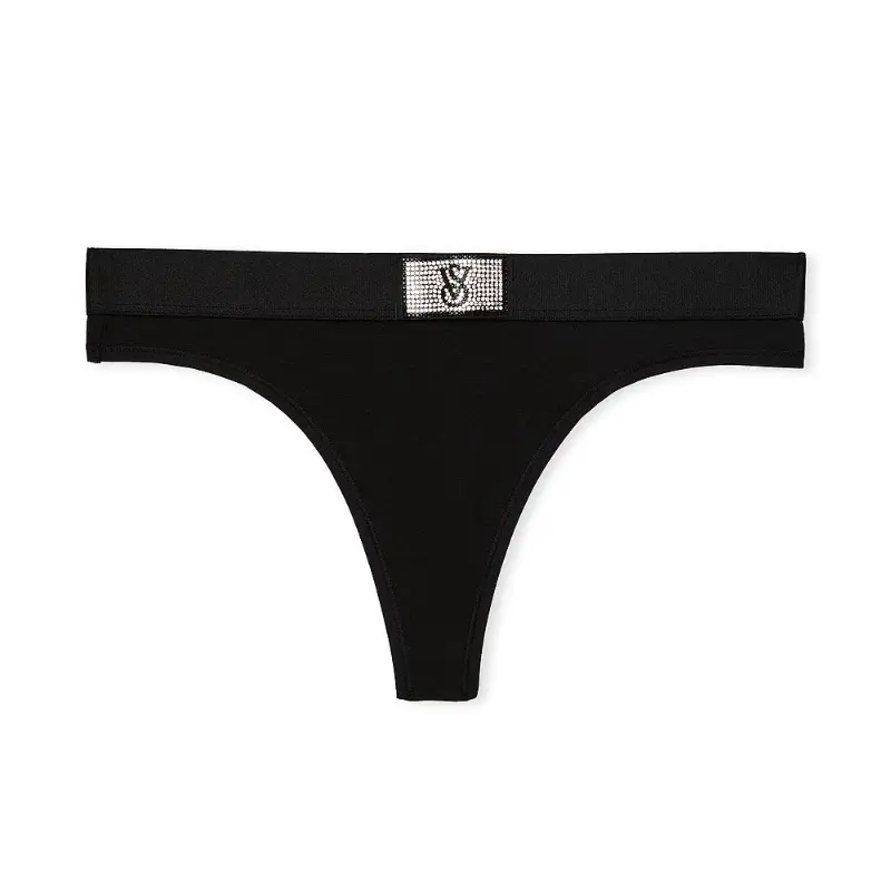 Трусики стрінги Shine Patch Thong Black