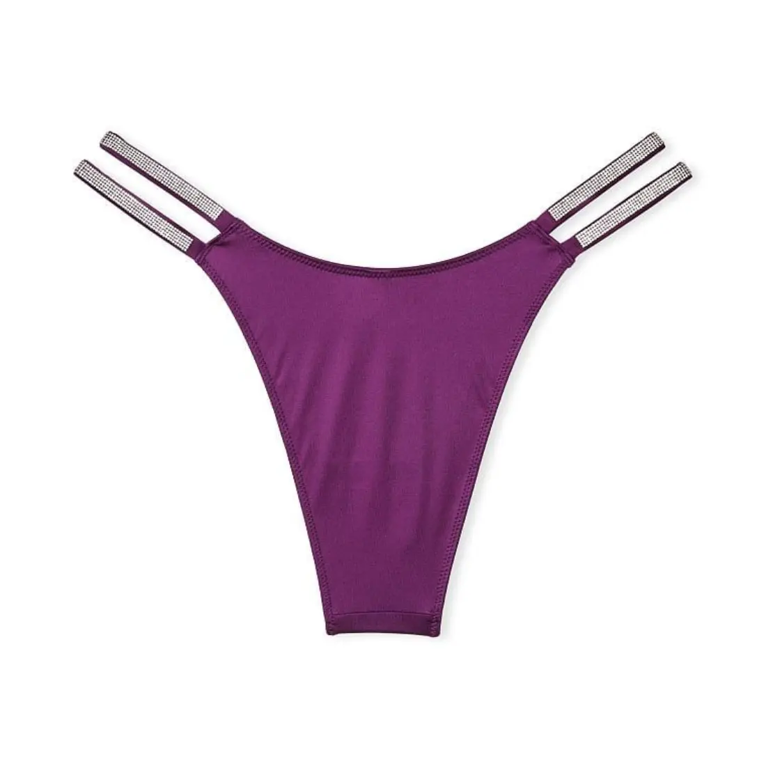Трусики бразиліани Victoria's Secret Double Shine Strap Grape Soda