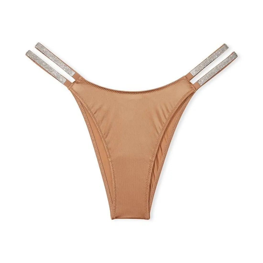 Трусики бразиліани Victoria's Secret Double Shine Strap Toffee