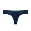 Трусики стрінги Victoria's Secret Logo Cotton Noir Navy