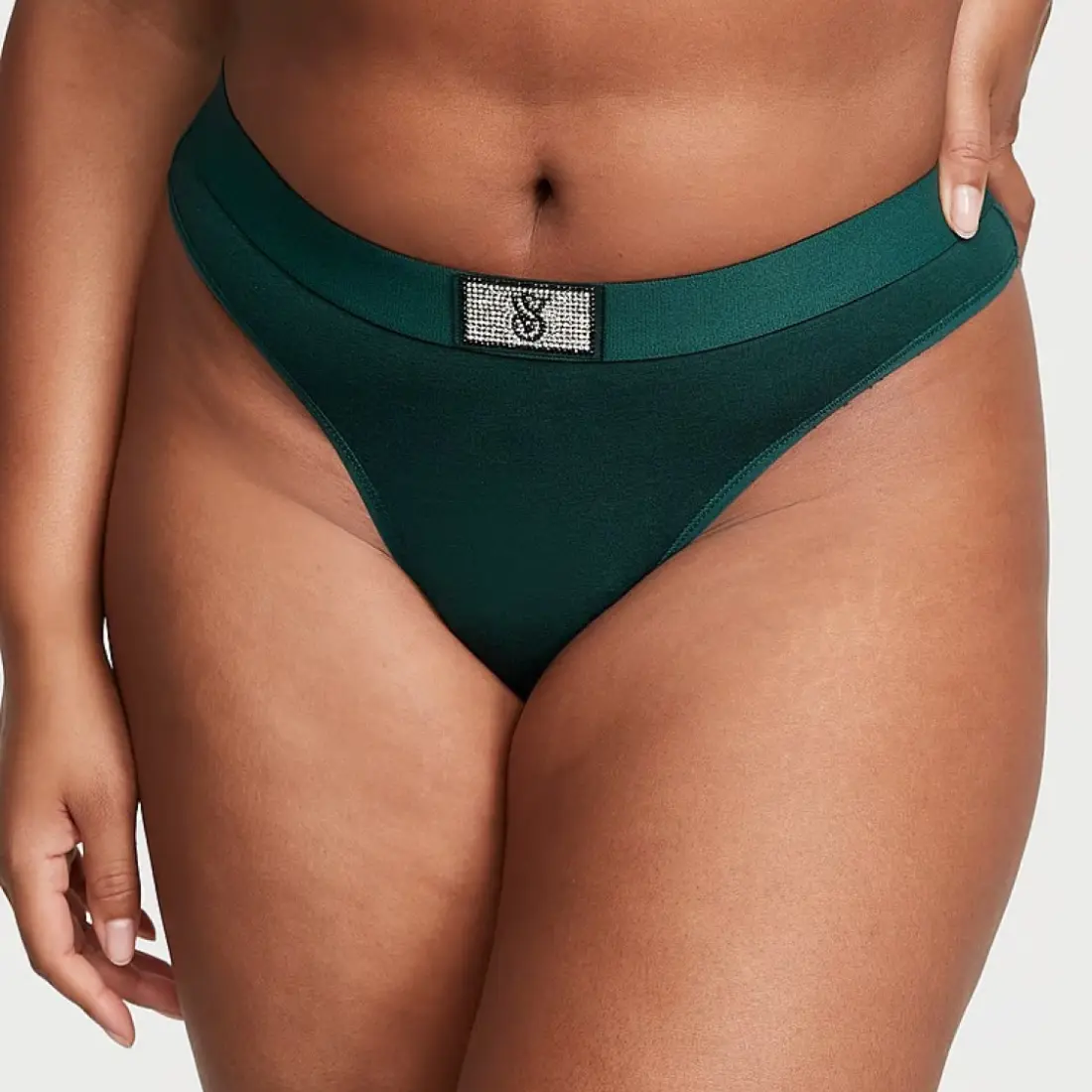 Трусики жіночі Victoria's Secret Shine Patch Black Ivy