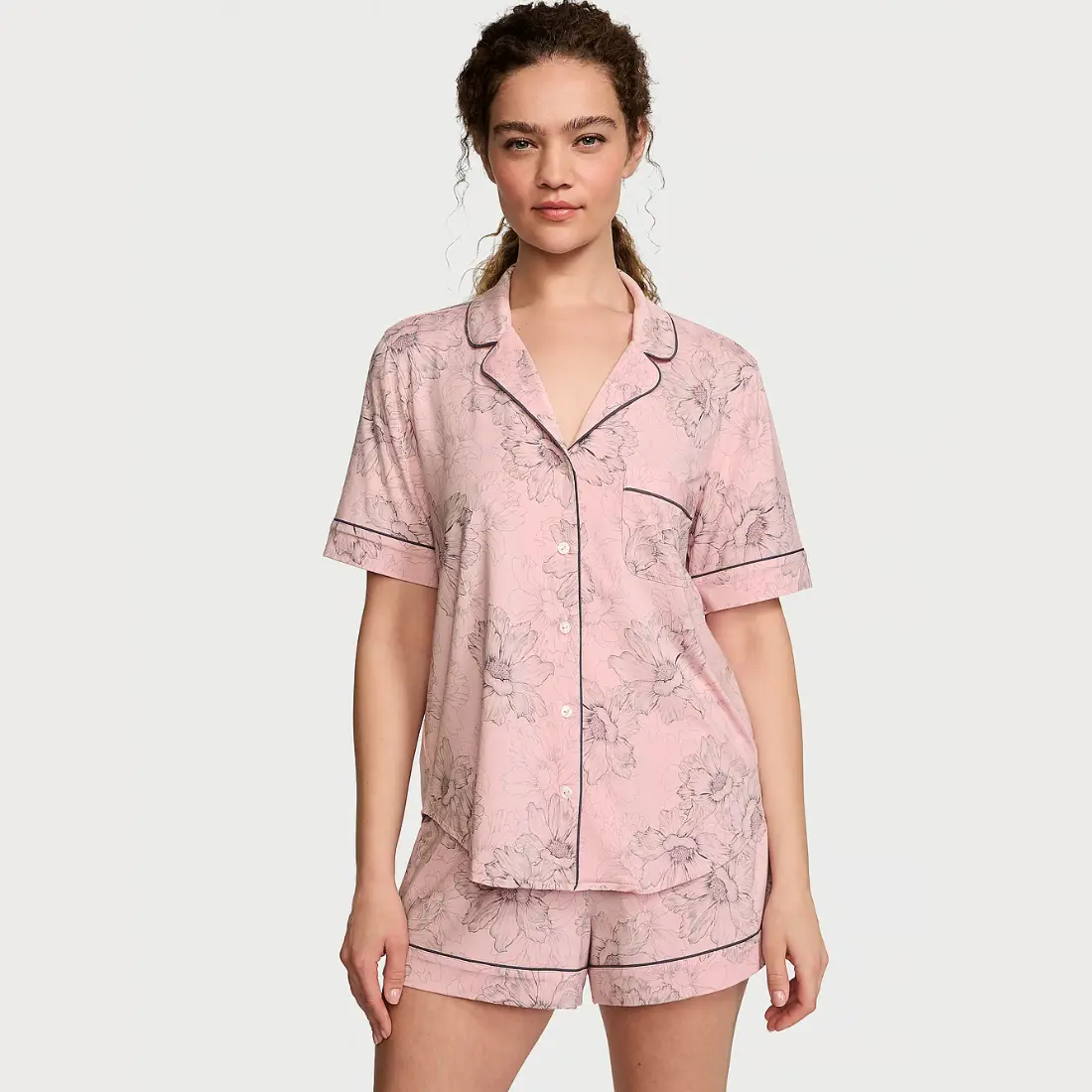 Модалова піжама Victoria's Secret Pink Floral з шортами