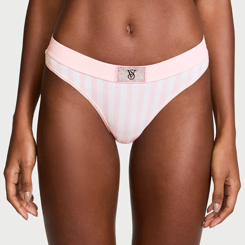 Трусики стрінги з патчем Shine Patch Thong Pretty Blossom Stripes