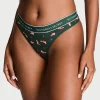 Трусики стрінги Cotton Thong Green Foxes