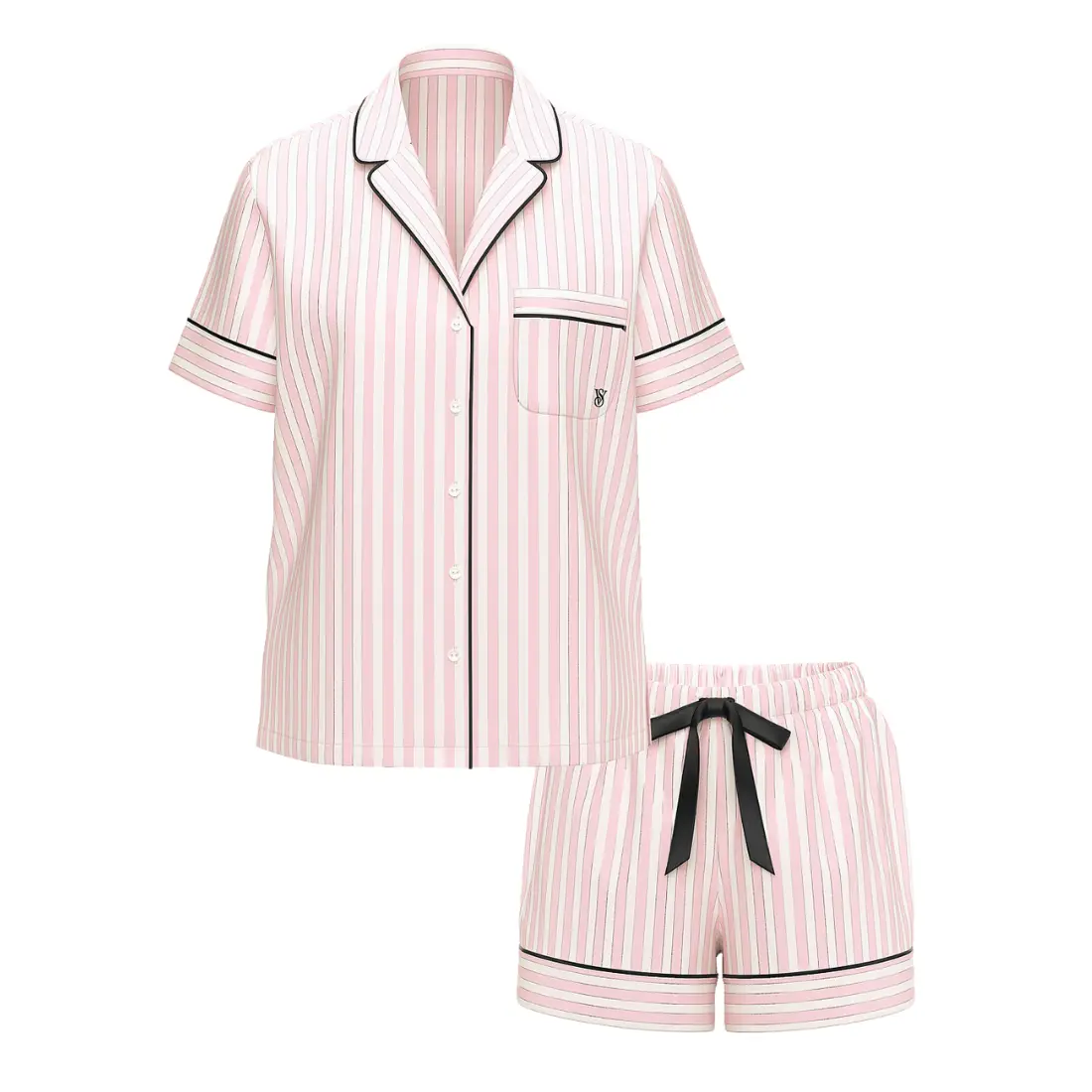 Фланелева піжама Victoria's Secret Pretty Blossom шорти