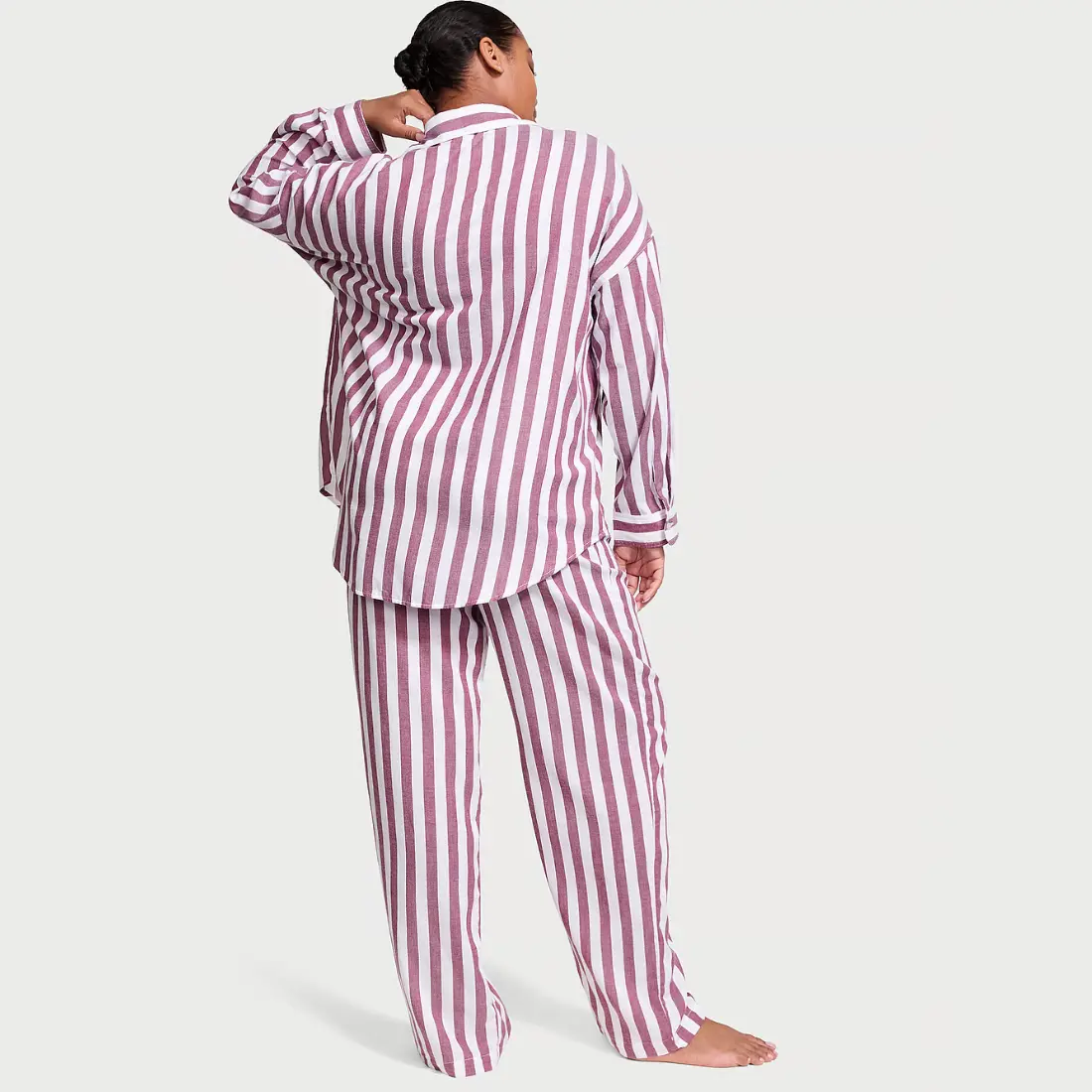 Бавовняна піжама від Вікторія Сікрет Pink Rouge Stripes