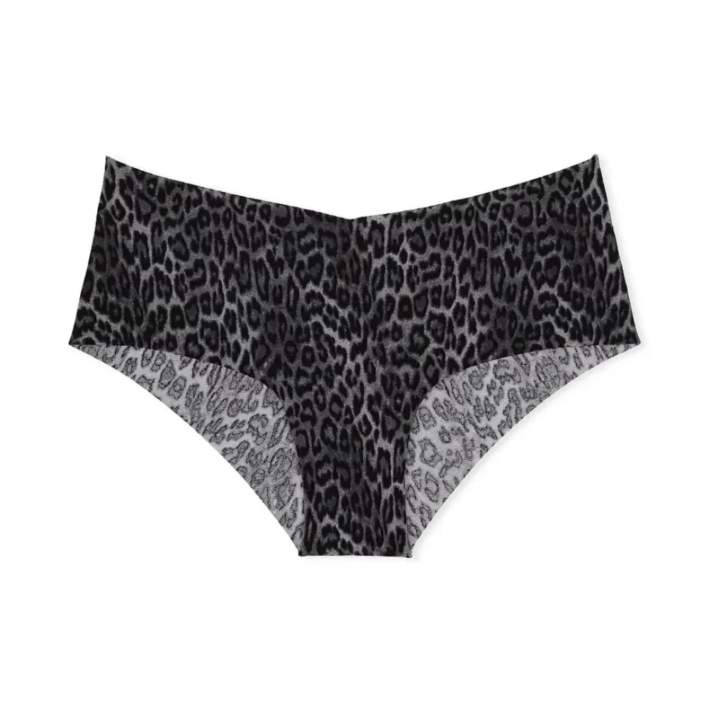 Гладкі безшовні трусики Cheeky Black Leopard