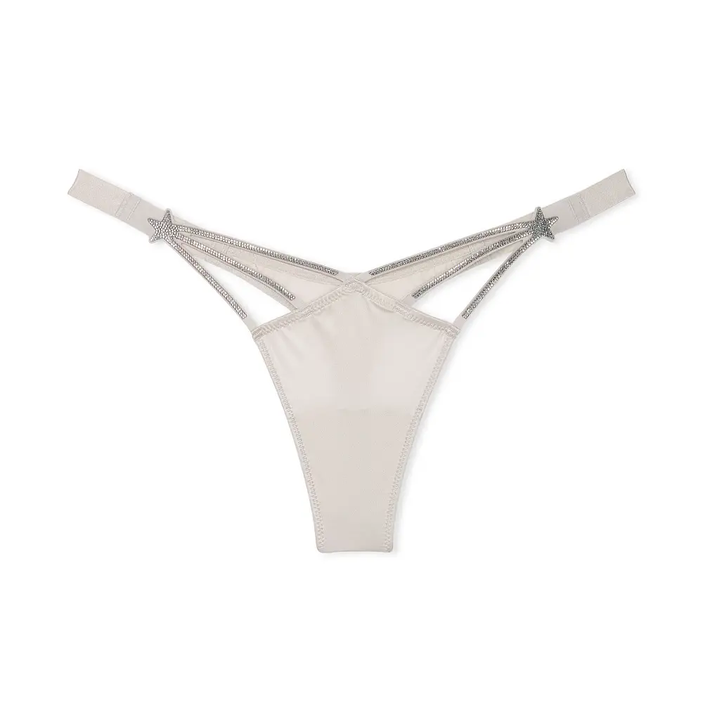Стрінги з високою посадкою Starstruck Shine Thong Delfin Grey