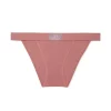Трусики танга з близкучим патчем Vintage Rose
