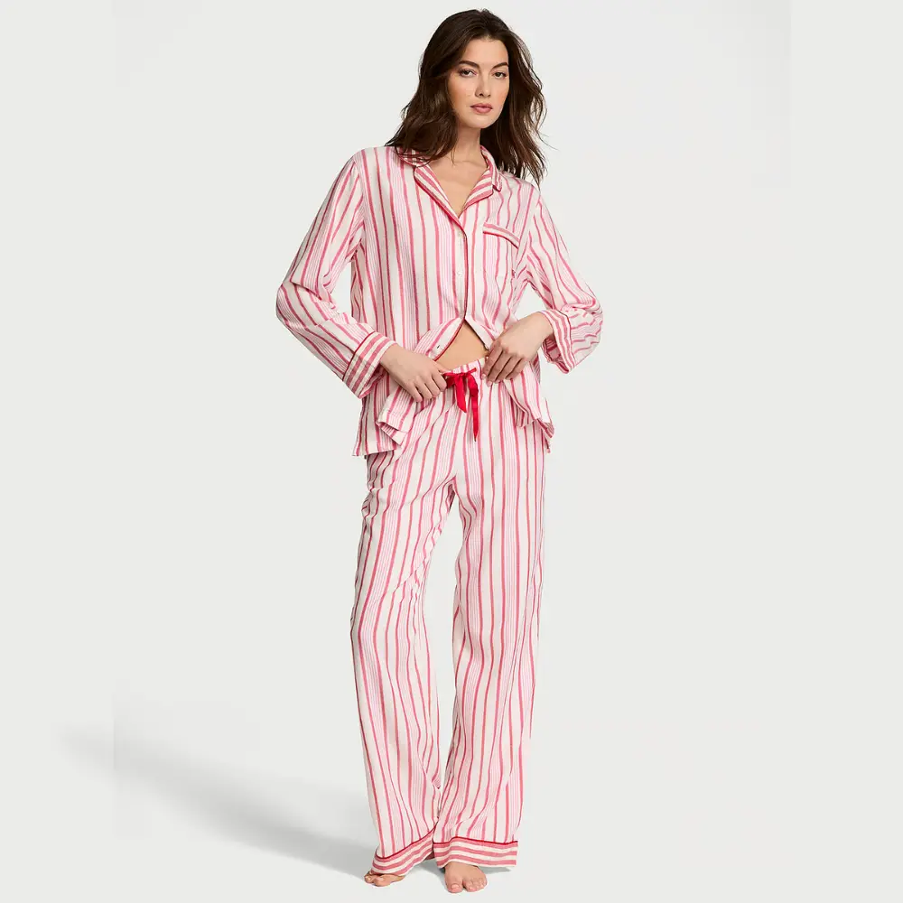 Фланелева піжама Candy Cane Stripes