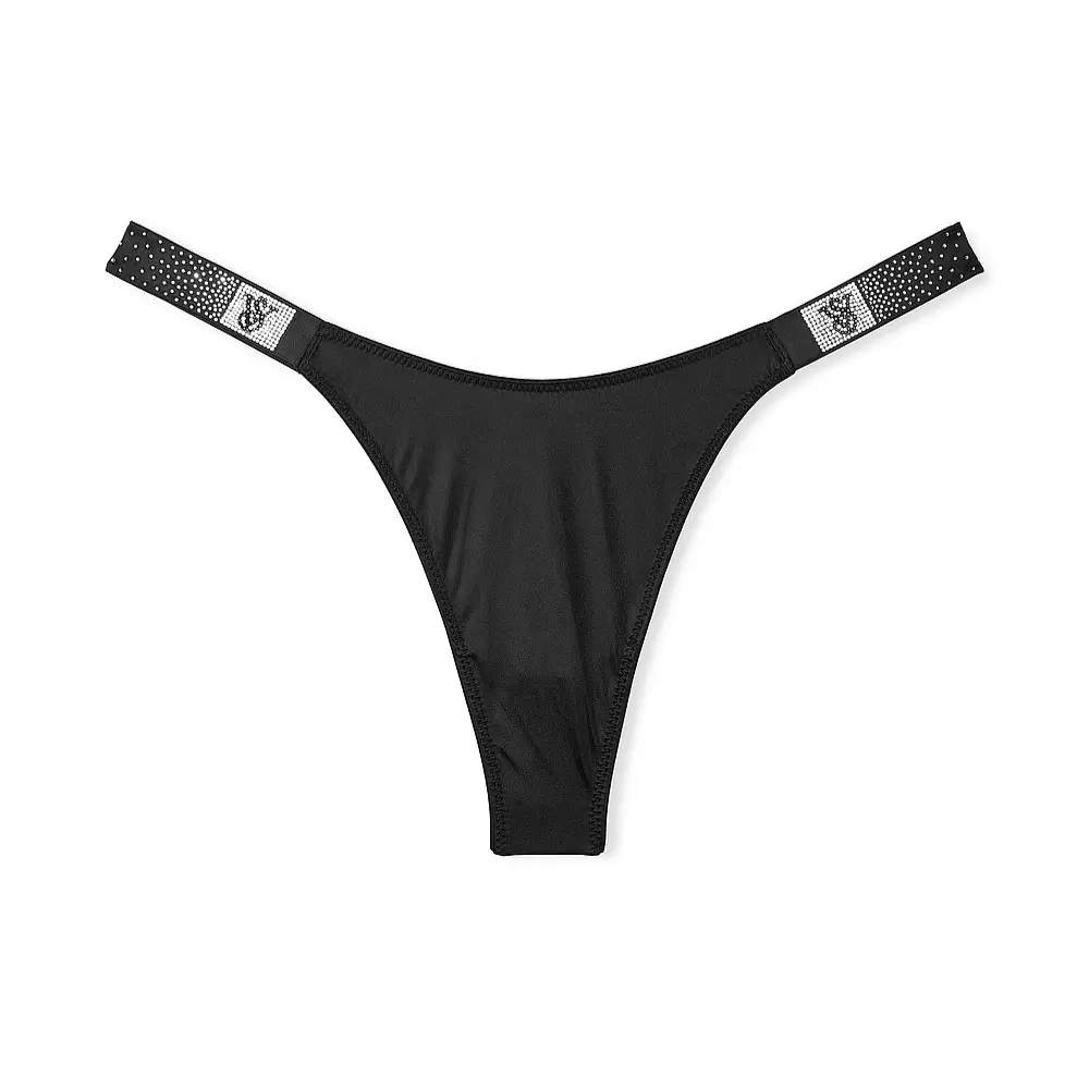 Стрінги Scattered Shine Strap Black