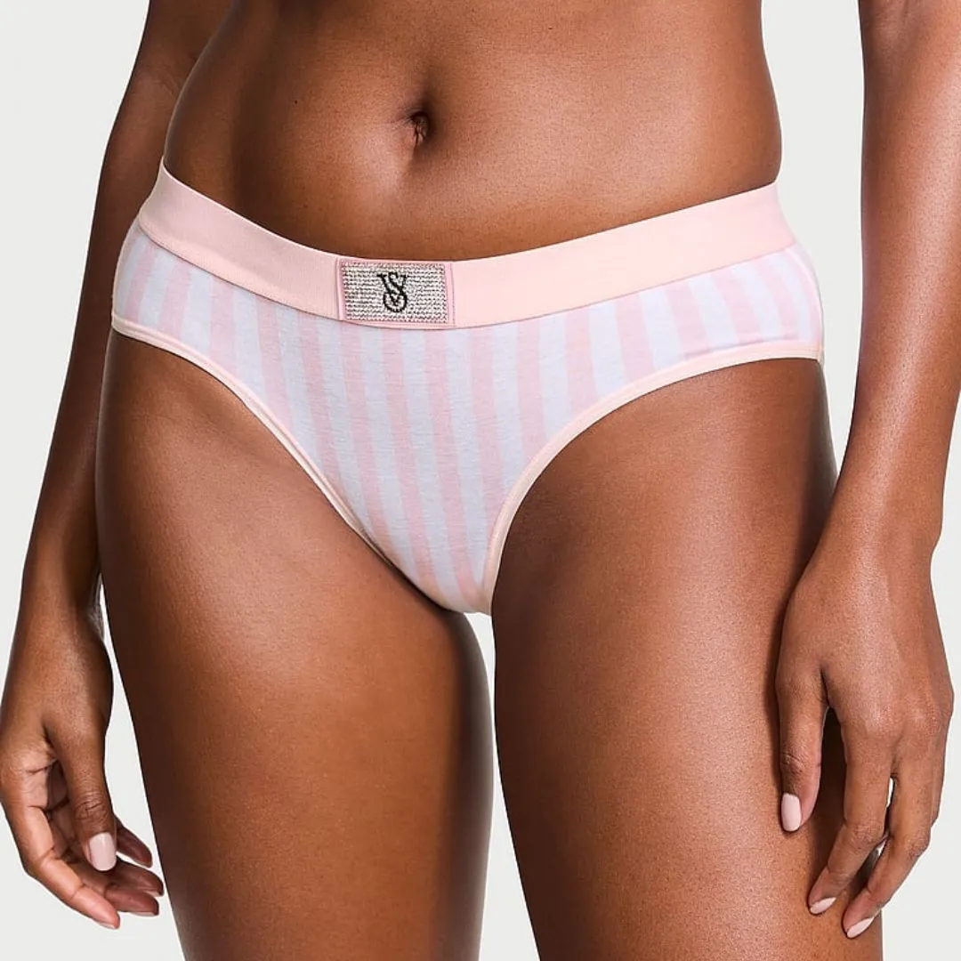 Хіпхаггери бавовняні Shine Patch Iconic Pink Stripes