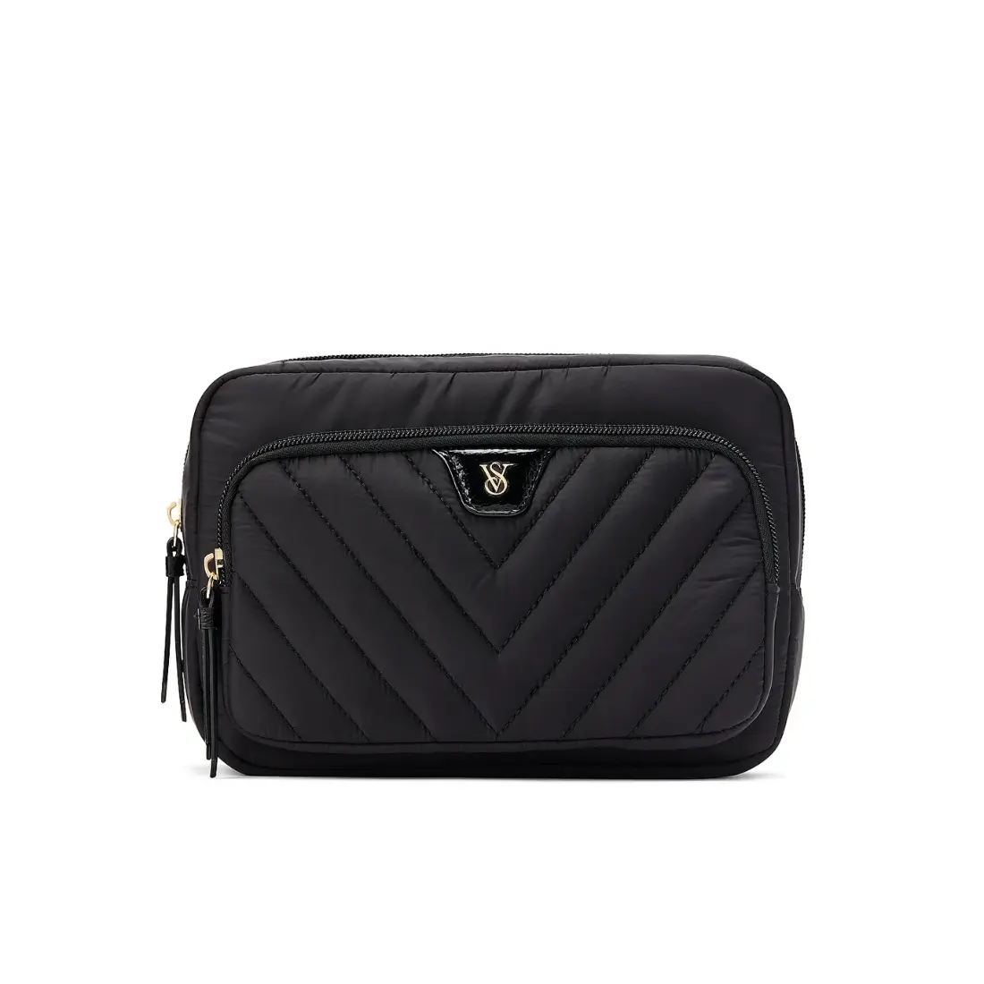 Дорожня косметичка Black V-Quilt