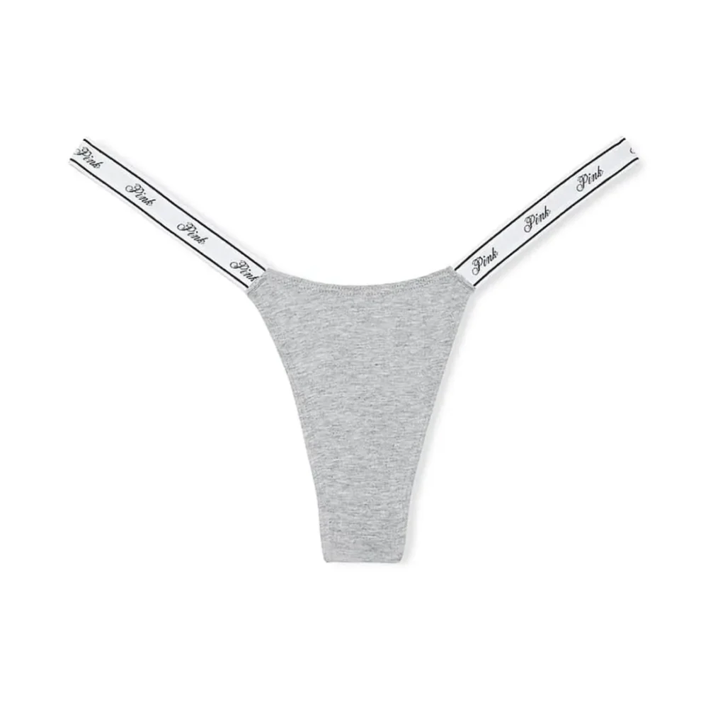 Мікро-стрінги Logo Cotton Heather Grey