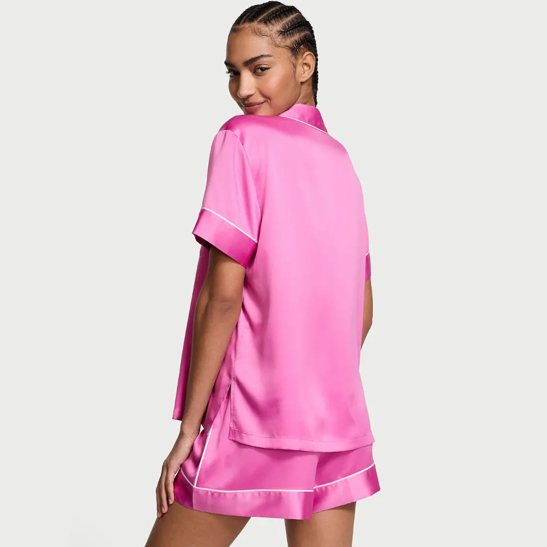 Сатинова піжама Victoria's Secret New Peony шорти