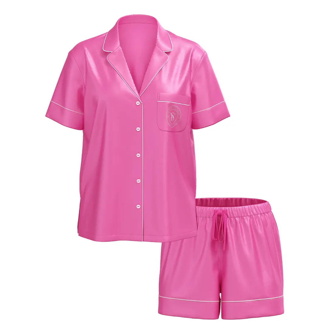 Сатинова піжама Victoria's Secret New Peony шорти