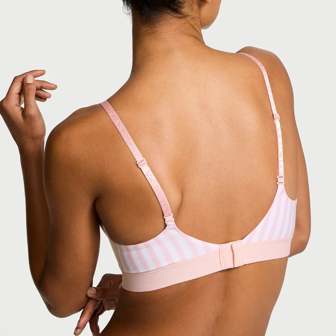 Бюстгальтер без кісточок з патчем Pink Stripes