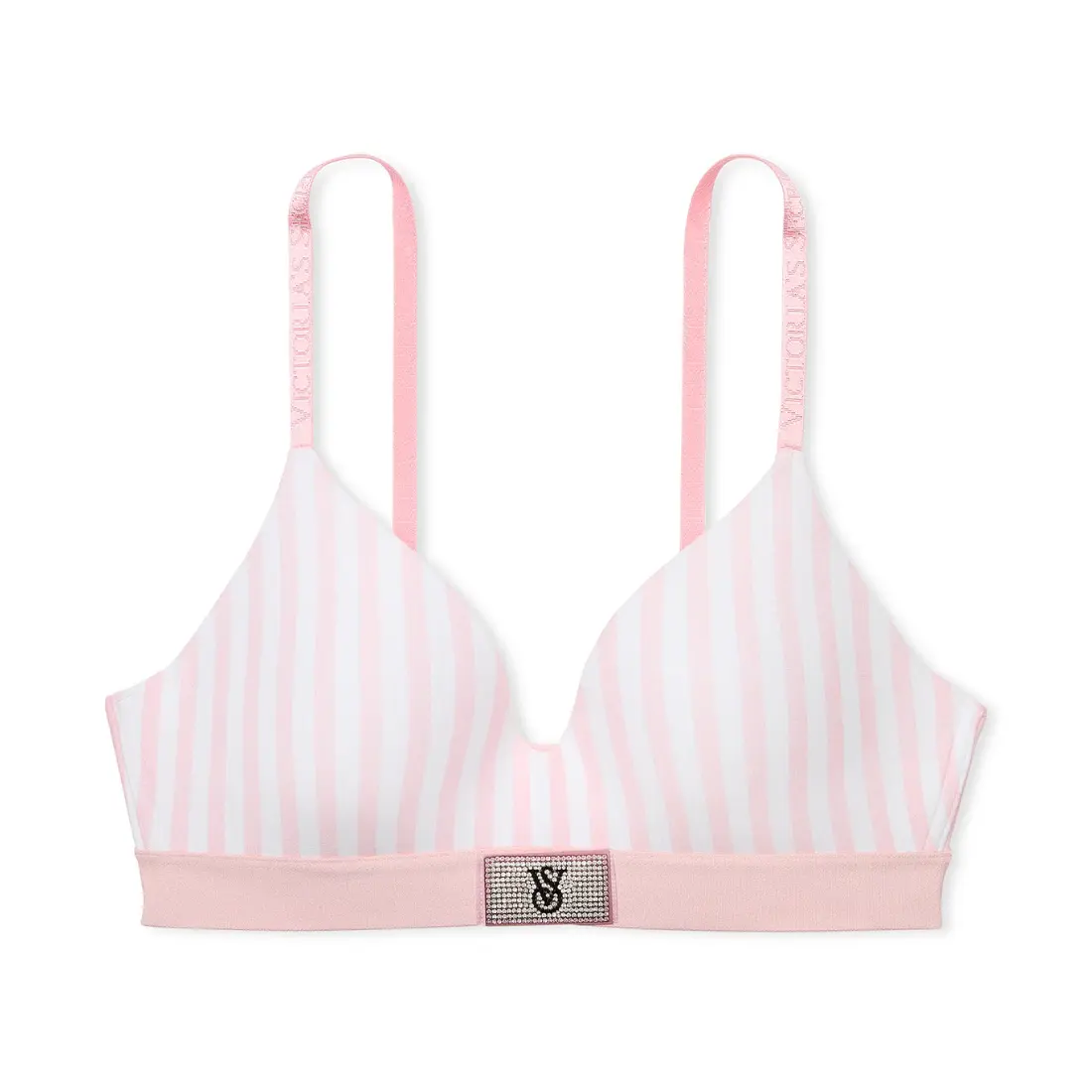 Бюстгальтер без кісточок з патчем Pink Stripes