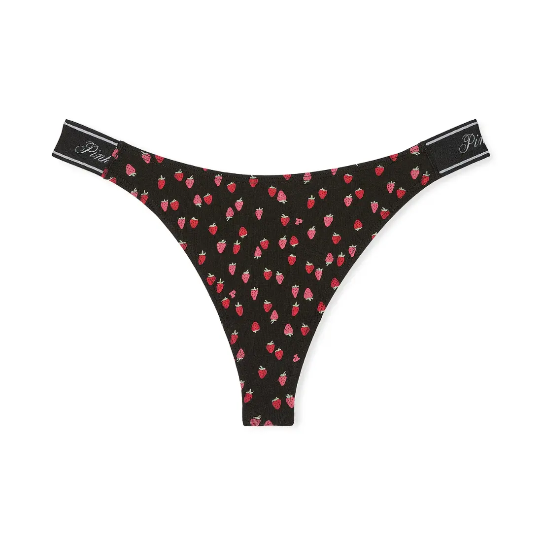 Стрінги Logo Cotton Black Strawberry