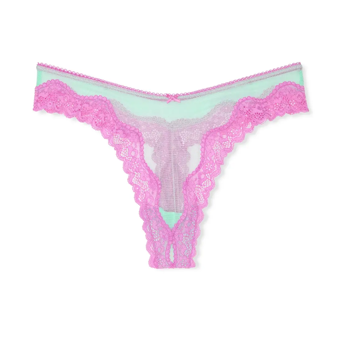 Сітчасті стрінги з мереживом Waterfall and New Peony