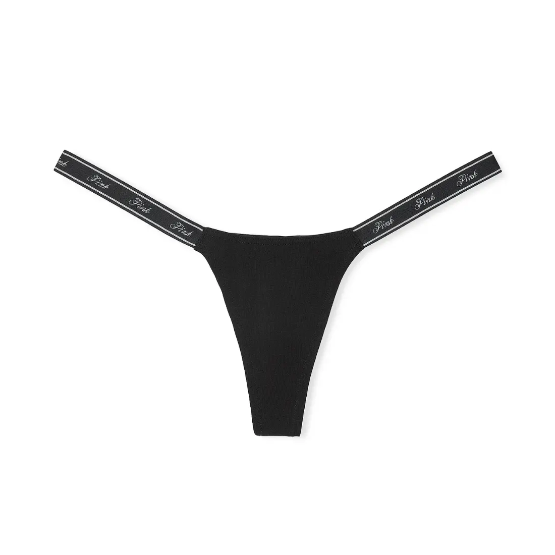 Мікро-стрінги Logo Cotton Black