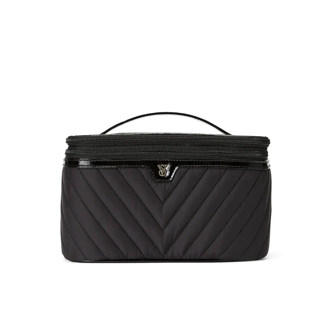 Кейс для косметики Victoria's Secret Black V-Quilt