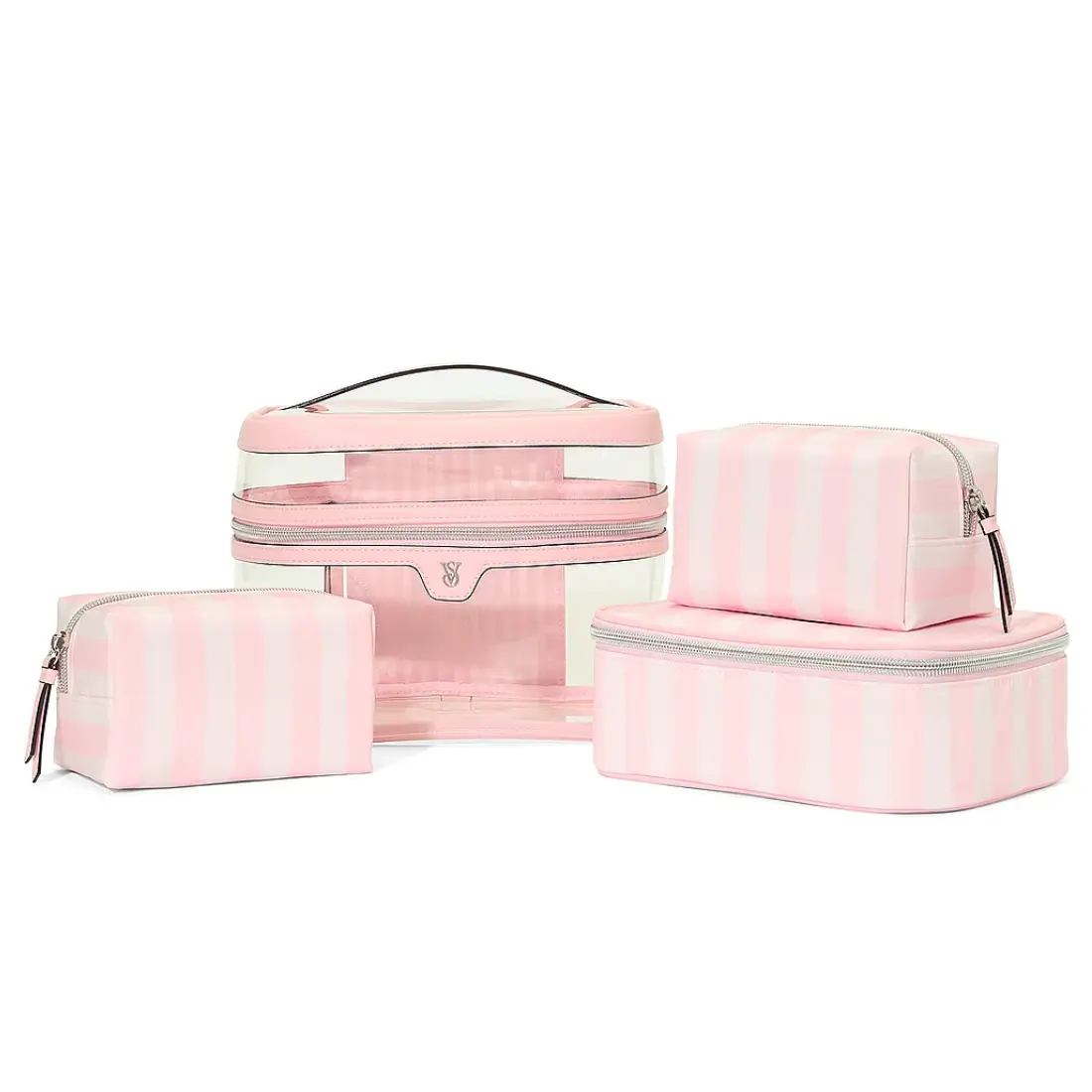 Набір косметичок Victoria's Secret 4 шт. Heritage Stripe