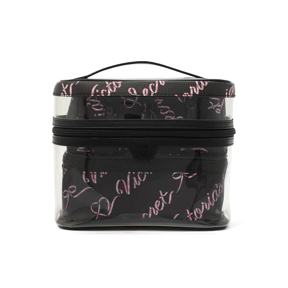 Набір косметичок Victoria's Secret 4 шт. Black Candycane Script