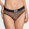 Хіпхаггери Victoria's Secret Shine Patch Natural Leopard бавовняні з камінчиками