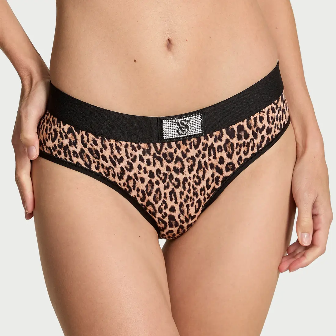 Хіпхаггери Victoria's Secret Shine Patch Natural Leopard