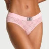 Хіпхаггери жіночі Victoria's Secret Shine Patch Pink Plaid бавовняні з камінчиками