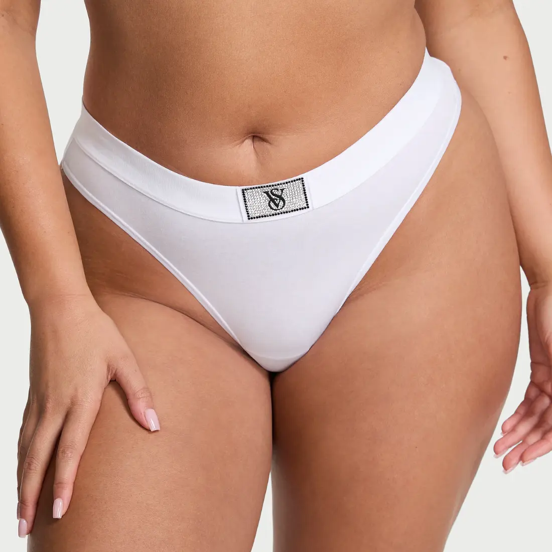 Стрінги жіночі Victoria's Secret Shine Patch Vs White