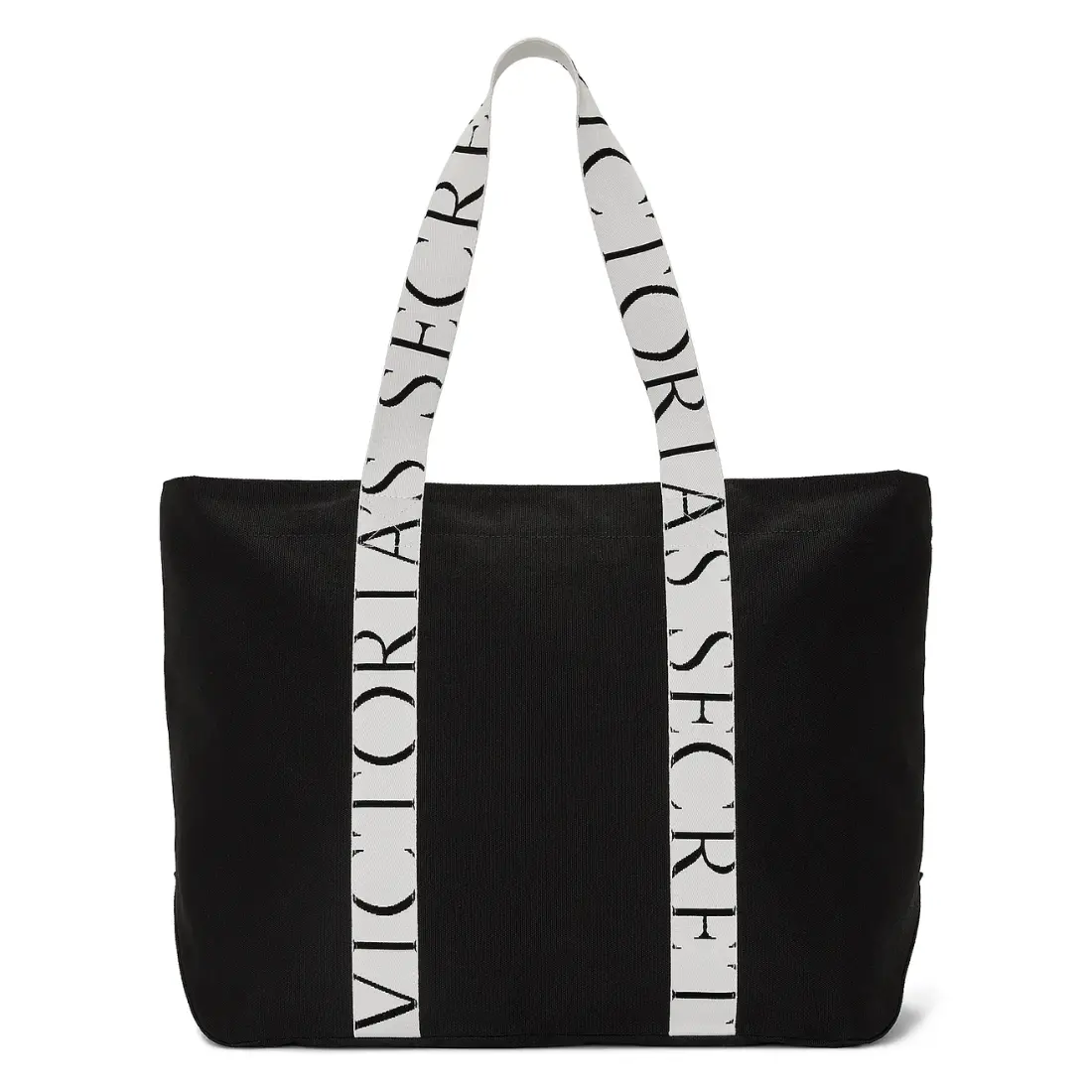 Сумка-шопер Victoria's Secret Canvas Tote Black з лого