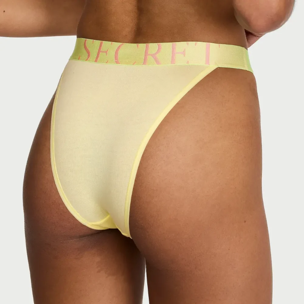 Бавовняні бріфи Victoria's Secret Exploded Logo Lemonade