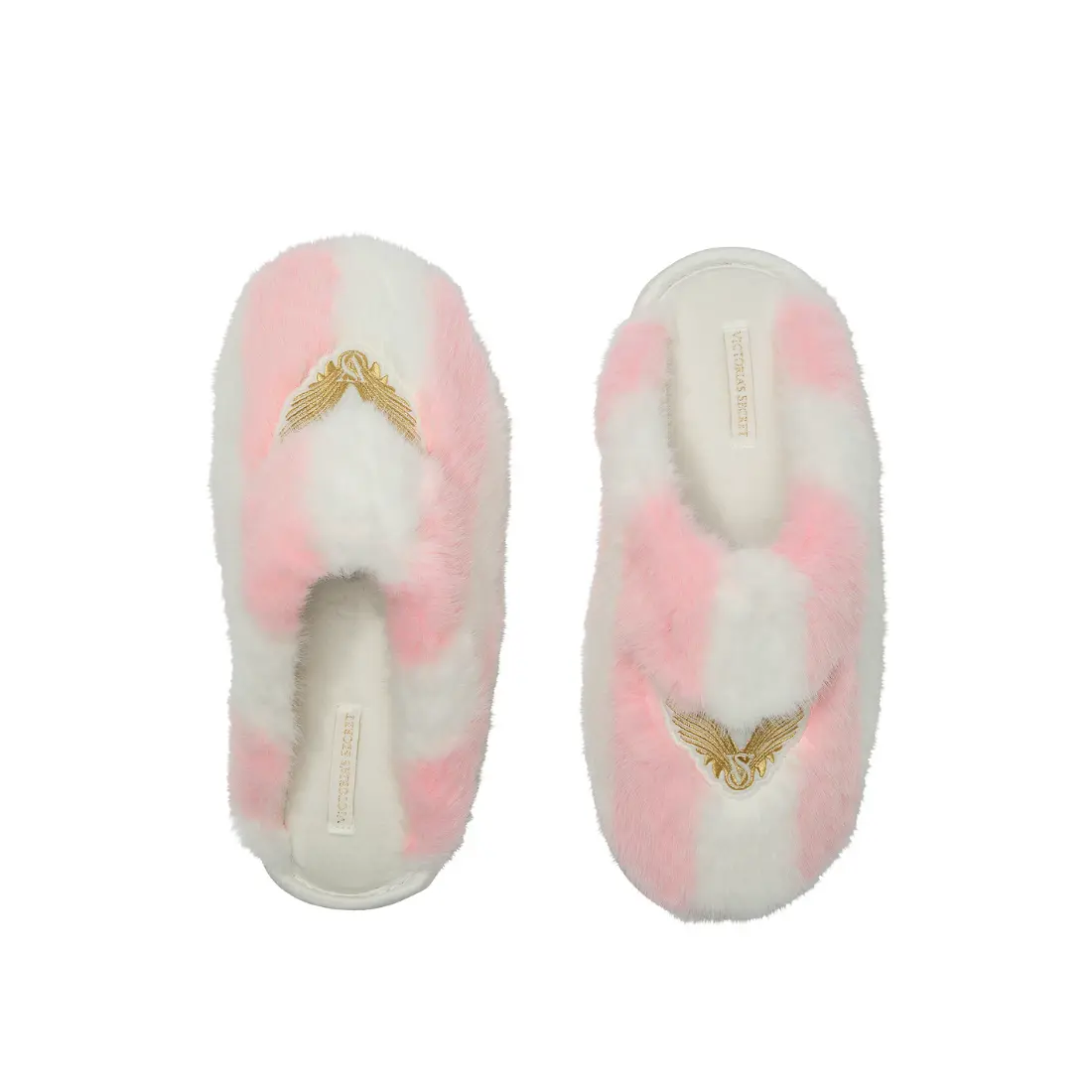 Плюшеві капці Victoria's Secret Luxe Plush Slippers Stripe