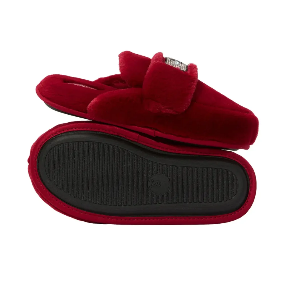 Плюшеві капці з патчем VS Luxe Plush Shine Patch Red Lacquer