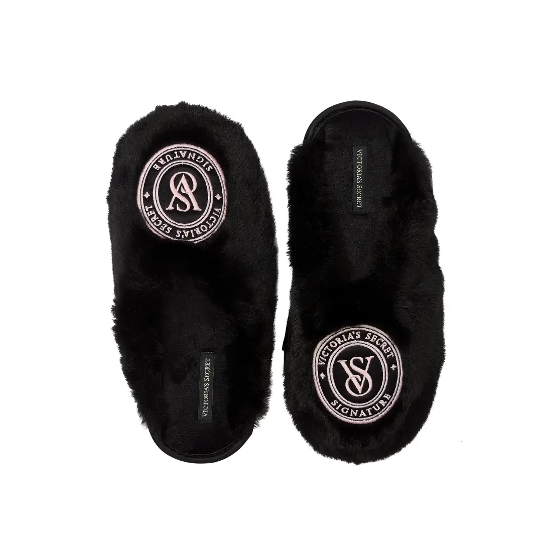 Пухнасті капці Victoria's Secret Faux Fur Slippers Black