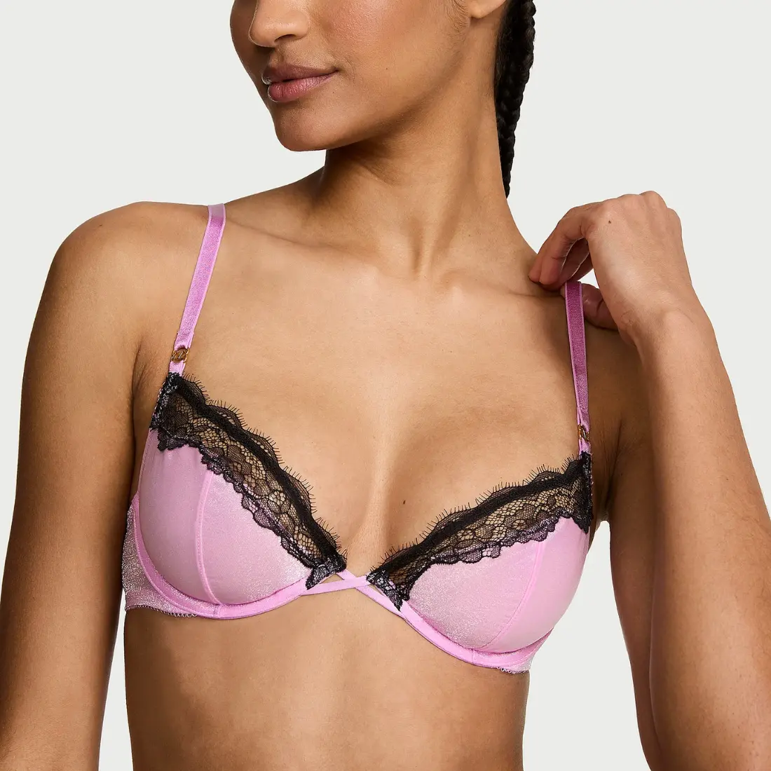 Мереживний бюстгальтер Victoria's Secret Tease Bikini Pink