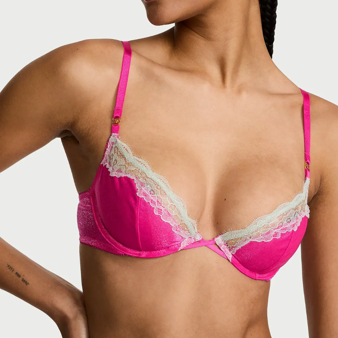 Мереживний бюстгальтер Victoria's Secret Tease Enchanted Pink