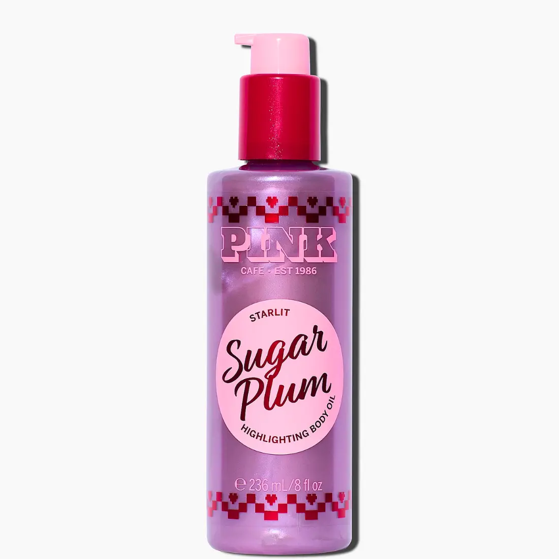 Олійка-хайлайтер для тіла VS Pink Sugar Plum з шиммером