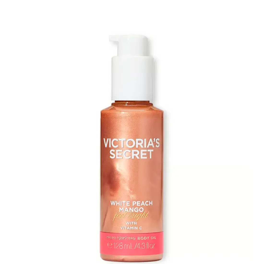 Олія для тіла Victoria's Secret White Peach Mango з шиммером