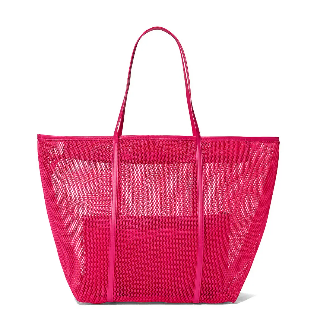 Сітчаста сумка Victoria's Secret з косметичкою Ultra Pink