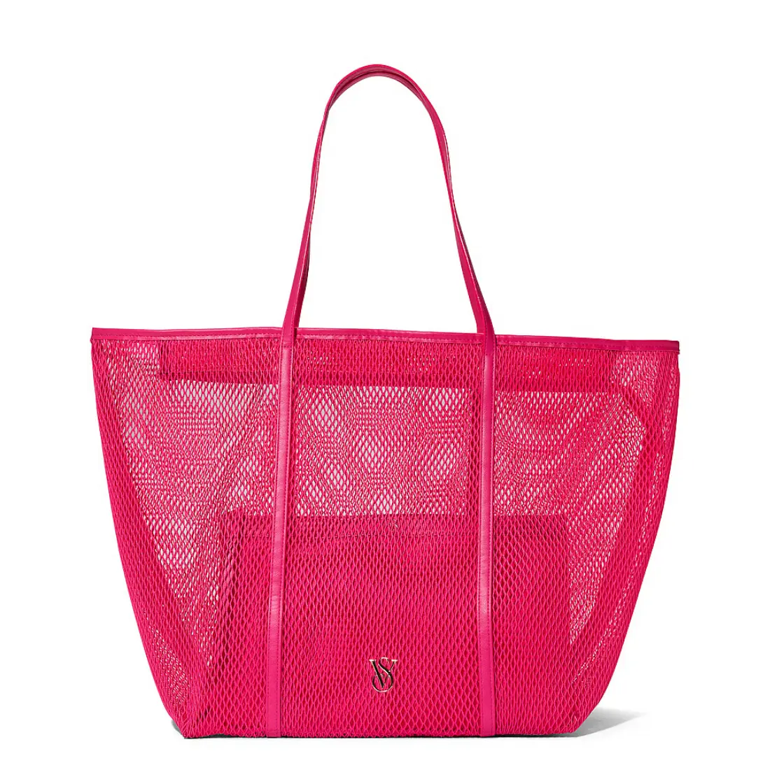 Сітчаста сумка Victoria's Secret з косметичкою Ultra Pink