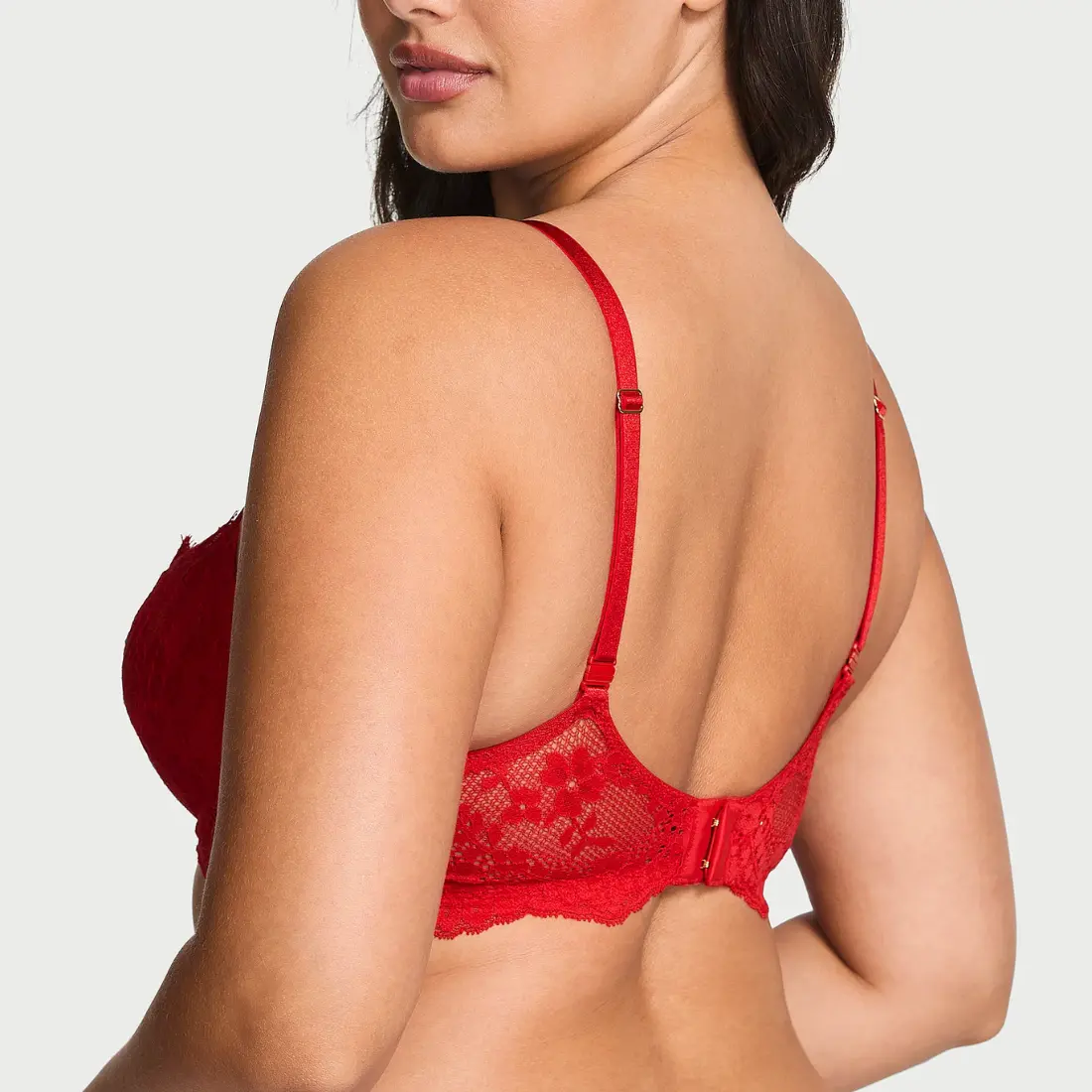 Мереживний балконет VS Wicked Unlined Bright Vermillion