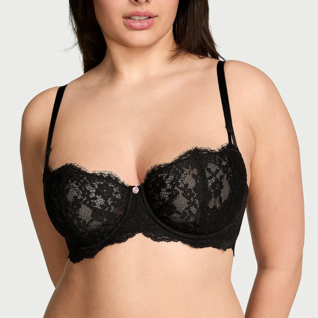 Мереживний бюстгальтер VS Wicked Unlined Balconette Black