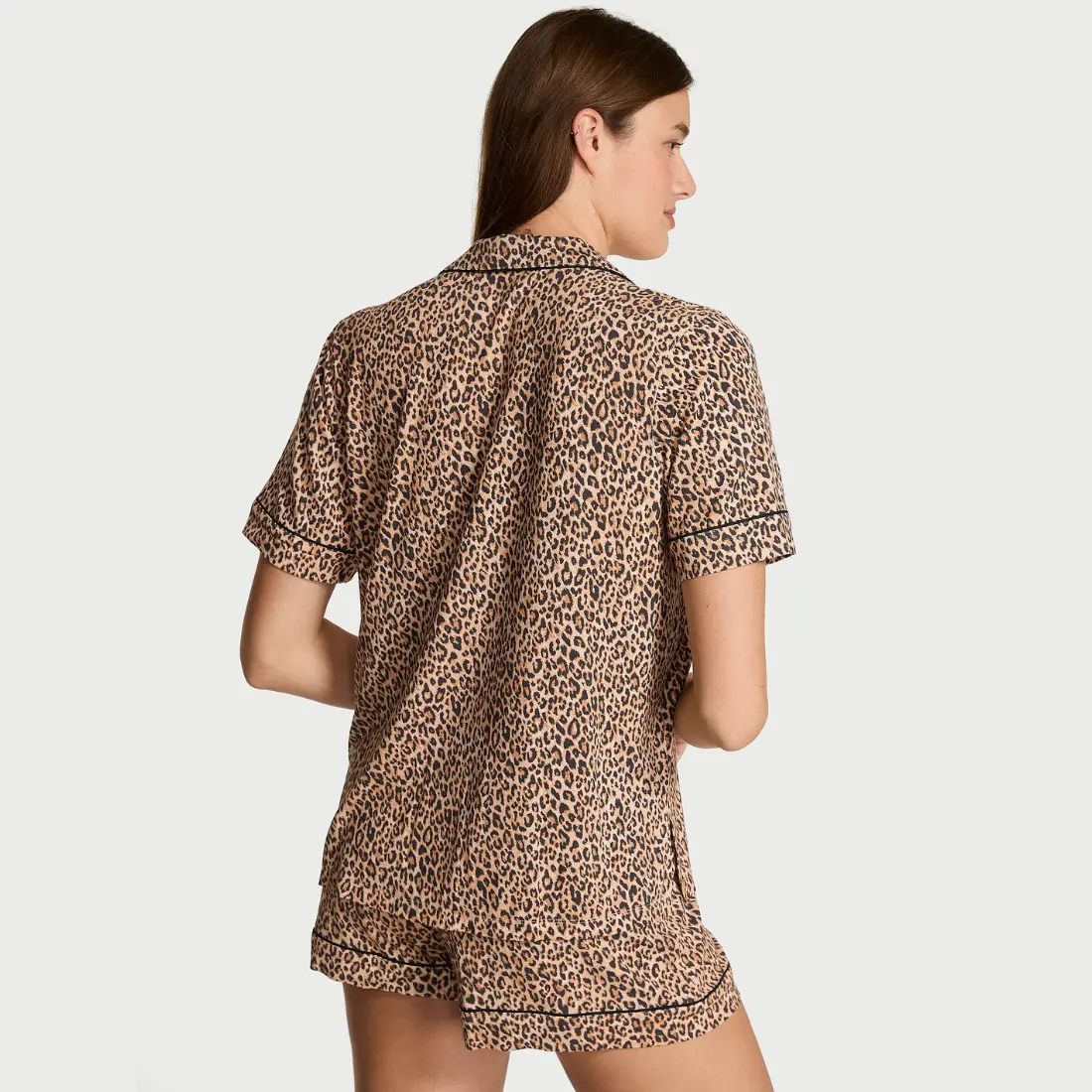 Модалова піжама Victoria's Secret Marzipan Leopard з шортами