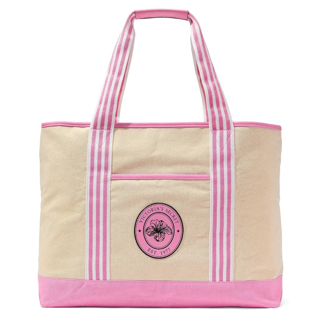 Сумка-шопер Victoria's Secret Canvas Tote Bag з логотипом