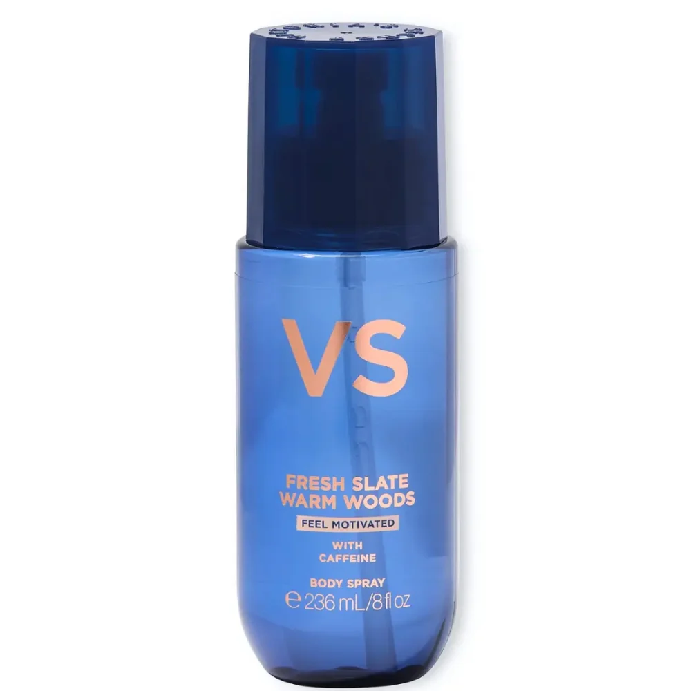 Чоловічий парфюмований спрей для тіла Victoria's Secret Feel Motivated Fresh Slate Warm Woods 236 мл