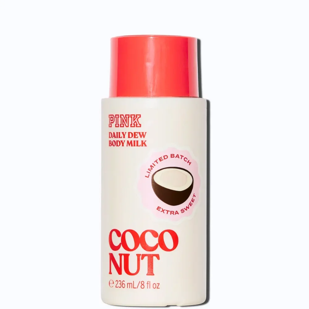 Зволожувальне молочко лосьйон для тіла Victoria's Secret PINK Coconut Daily Dew Body Milk Extra Sweet 236 мл