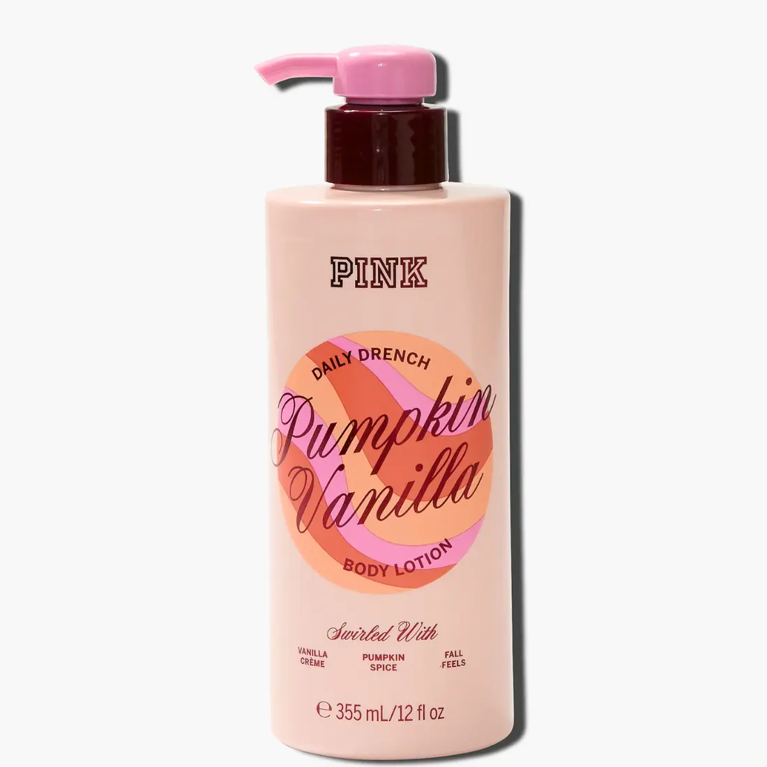 Зволожувальний лосьйон для тіла PINK Victoria's Secret Pumpkin Vanilla 355 мл з дозатором